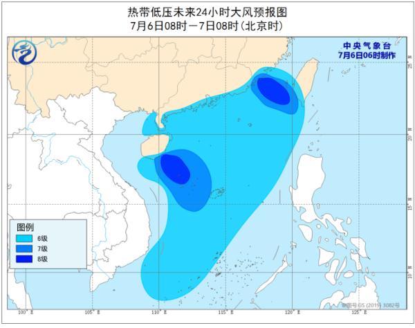 热带气旋动态更新，关注热带低压最新消息（2017年7月）